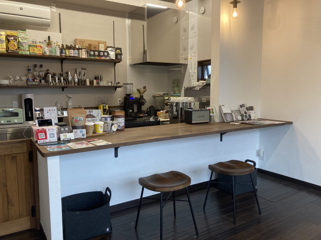 ひだまりカフェ（つくば市）カウンター席