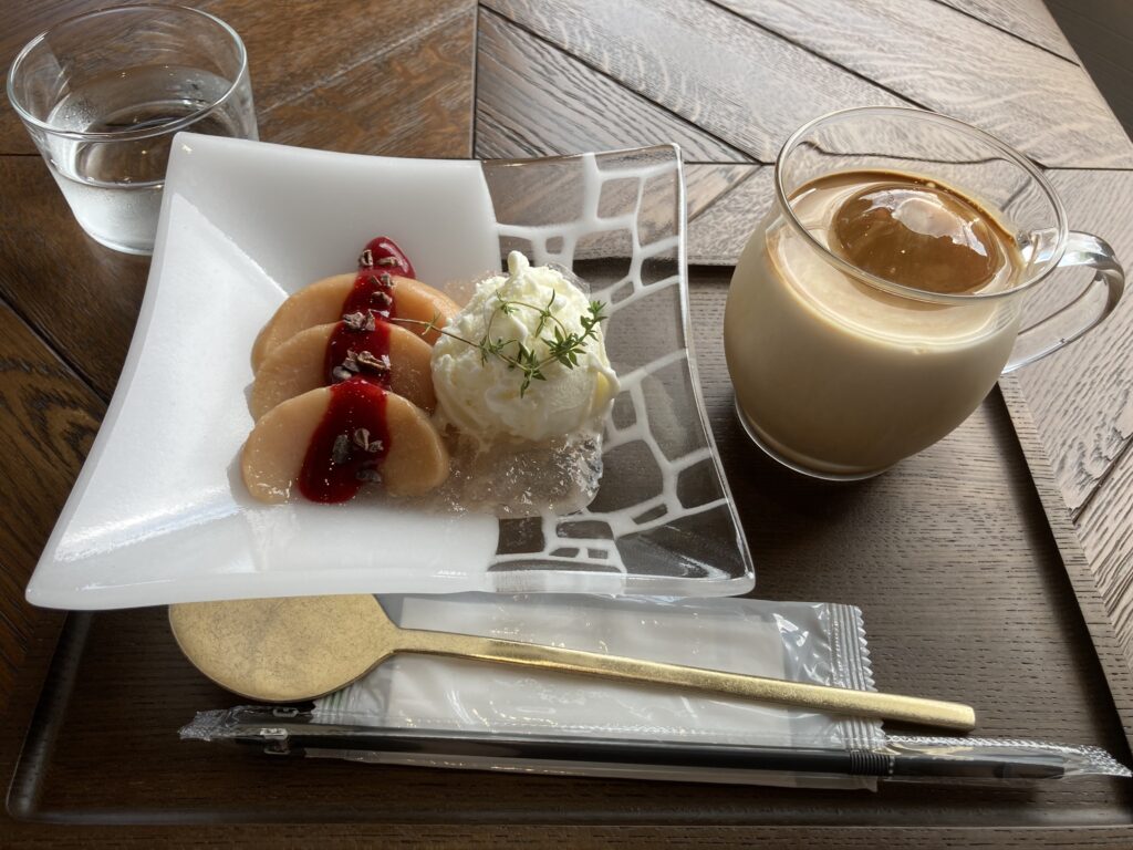 ひだまりカフェ（つくば市）ひだまりピーチメルバ