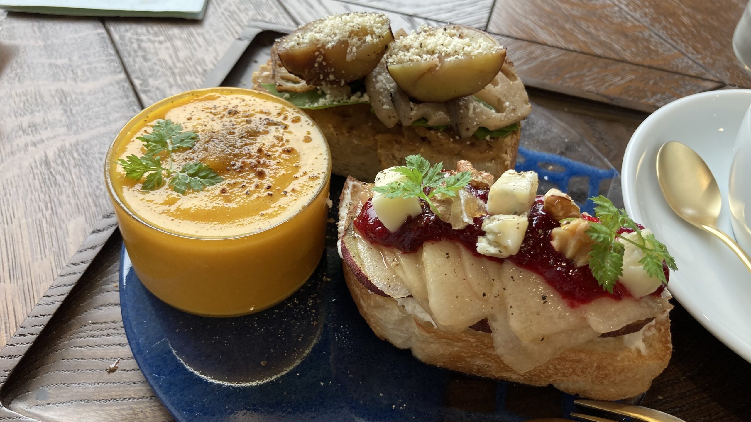 ひだまりカフェ（つくば市）2025年10月の特別トースト