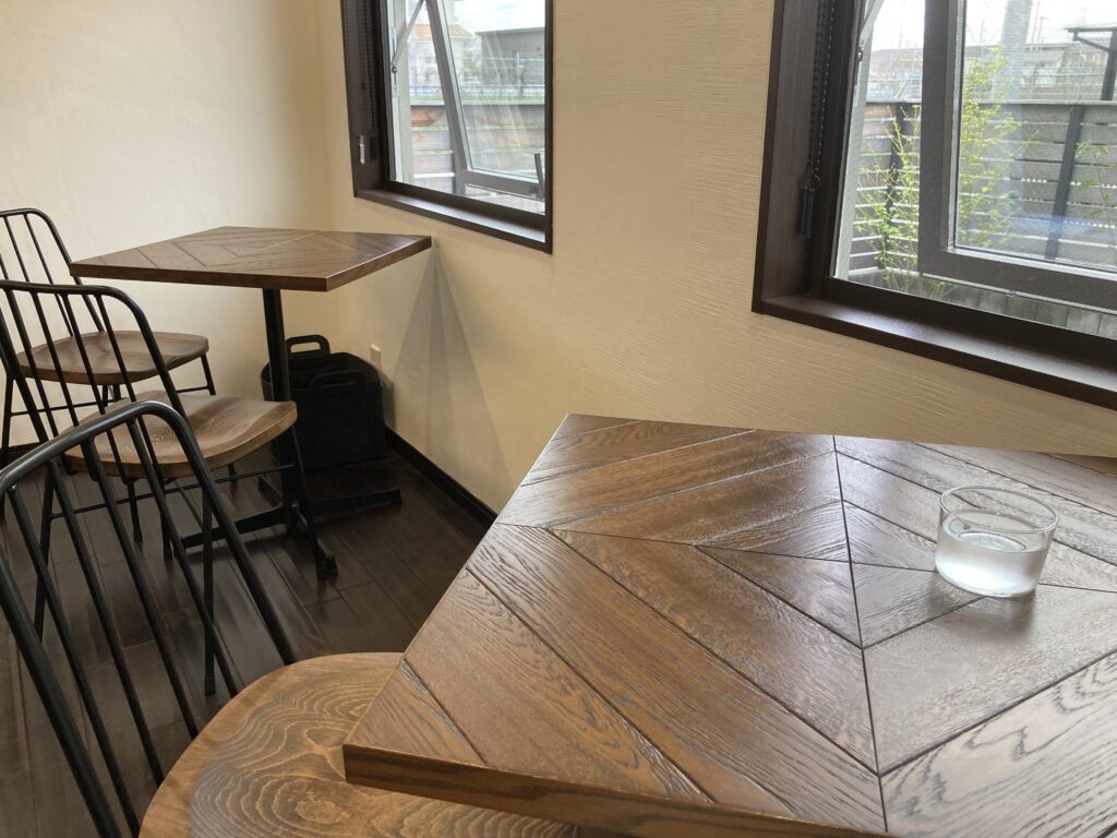 ひだまりカフェ（つくば市）テーブル席
